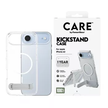 PanzerGlass CARE™ by ® etui przezroczyste z podstawką i MagSafe iPhone Air