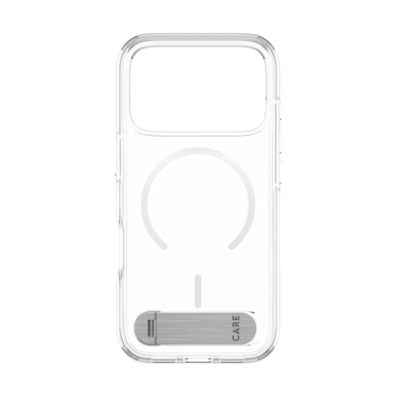 PanzerGlass CARE™ by ® Case przezroczysty z podstawką i MagSafe iPhone 17 Pro