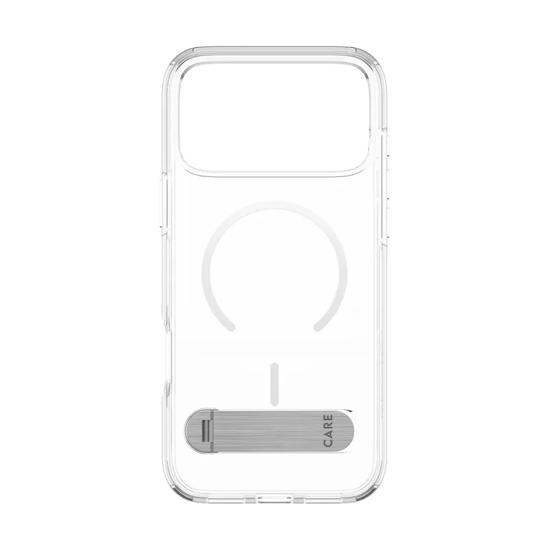 PanzerGlass CARE™ by ® Etui przezroczyste z podstawką i MagSafe iPhone 17 Pro Max