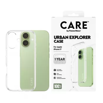 PanzerGlass CARE™ by ® Urban Explorer etui przezroczyste iPhone 17
