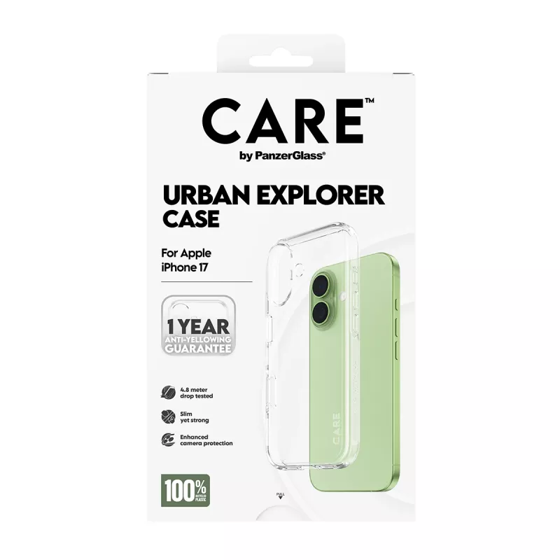 PanzerGlass CARE™ by ® Urban Explorer etui przezroczyste iPhone 17