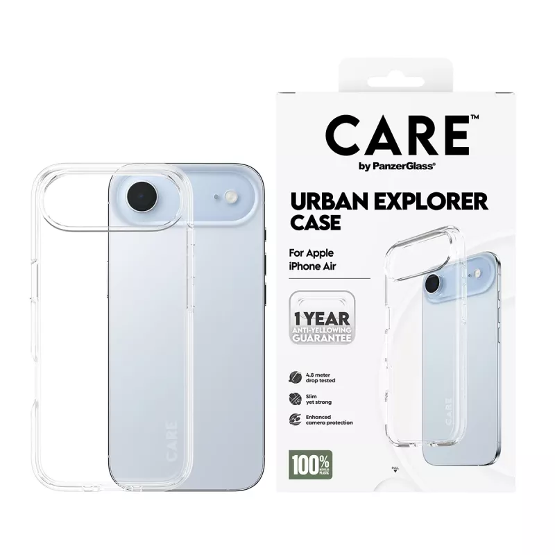 PanzerGlass CARE™ by ® Urban Explorer etui przezroczyste iPhone Air