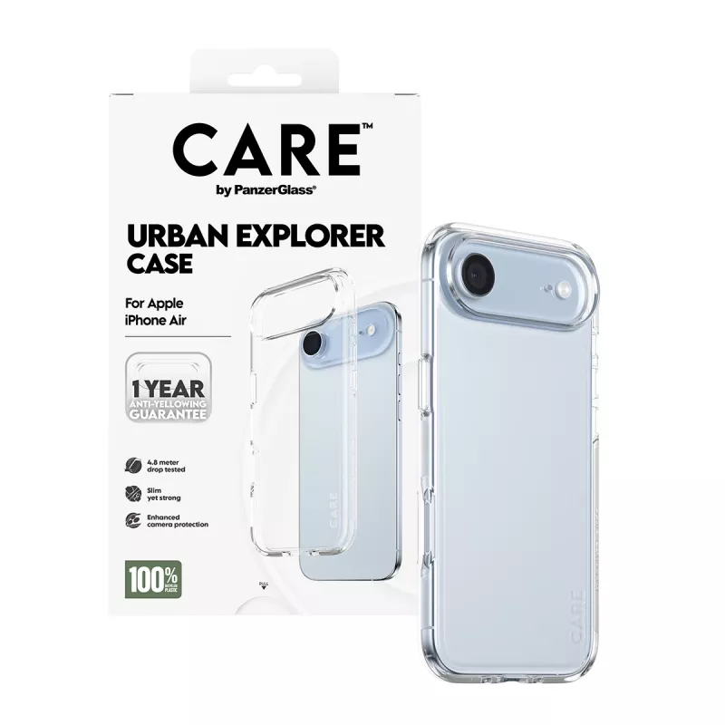 PanzerGlass CARE™ by ® Urban Explorer etui przezroczyste iPhone Air