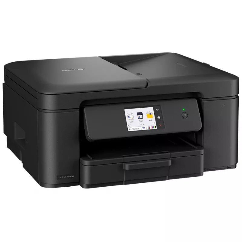 Brother 3-w-1 Kompaktowa Bezprzewodowa Drukarka Atramentowa DCP-J1460DW, Atramentowa, Drukowanie kolorowe, 1200 x 6000 DPI, Kopiowanie kolorowe, A4, Czarny