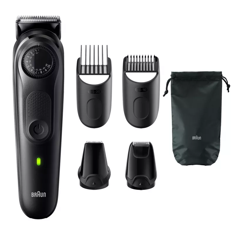 Braun BeardTrimmer 5 BT5430 trymer do brody Bateria 40 2 cm Wet & Dry Czarny