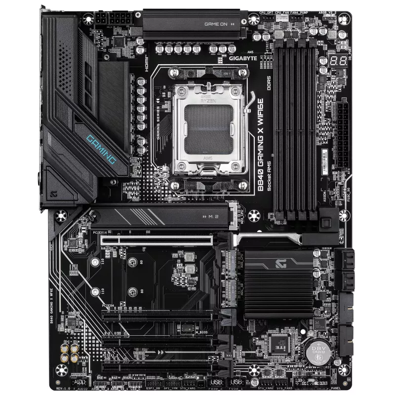Płyta główna GIGABYTE B840 GAMING X WIFI6E, AMD B550, Socket AM5, ATX