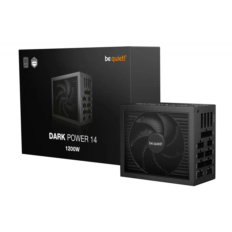 be quiet! Dark Power 14 1200 W - 80 Plus Titanium zasilacz 20+4 pin ATX ATX Czarny