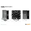 be quiet Pure Rock cienki 3 Chłodzenie procesora Chłodnica powietrza 10 cm Srebrny 1 szt.