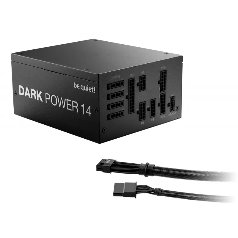 be quiet! Dark Power 14 850 W - 80 Plus Titanium zasilacz 20+4 pin ATX ATX Czarny