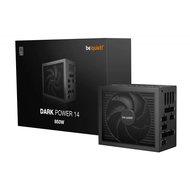 be quiet! Dark Power 14 850 W - 80 Plus Titanium zasilacz 20+4 pin ATX ATX Czarny