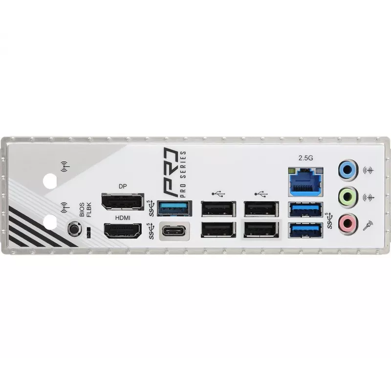ASRock Płyta główna A620AM Pro Rs AM5 AMD A620A 4 X DDR5 1 X HDMI 2.1 Tmds/frl 8g Kompatybilny 1 X DisplayPort 1.4 With DSC mATX