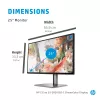Monitor komputerowy HP Z25xs G3 63,5 cm (25 cali) 2560 x 1440 pikseli Quad HD Czarny