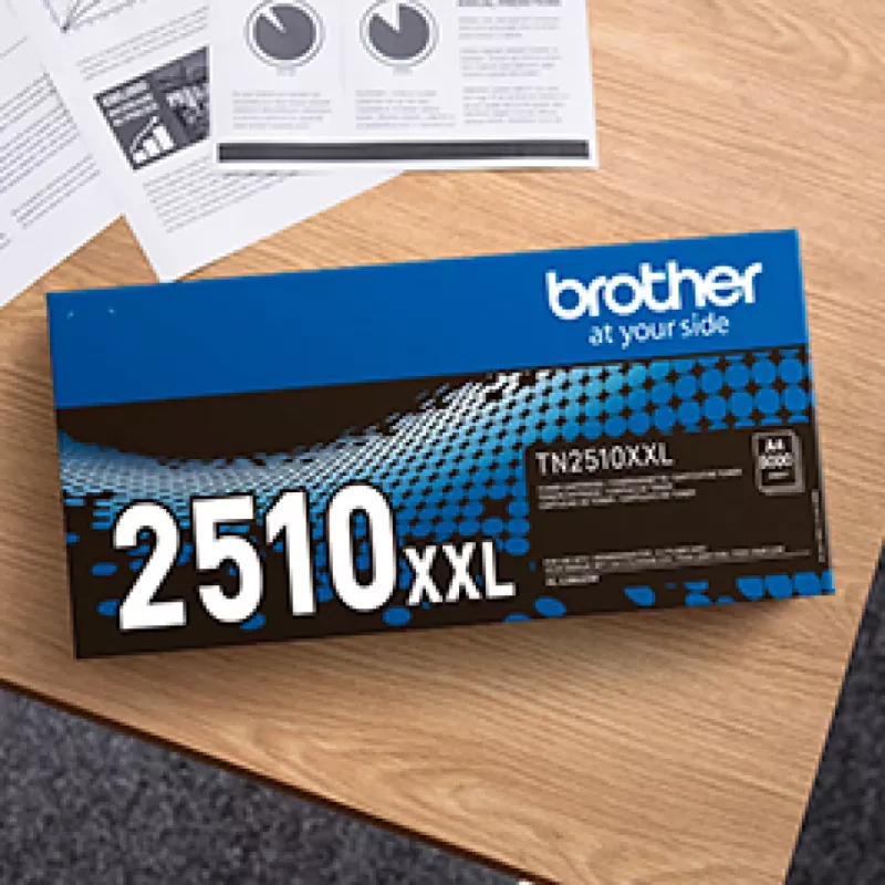 kaseta z tonerem Brother TN2510XXL XXL Czarny, 3000 stron, 1 szt.