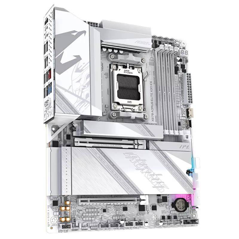 Płyta główna GIGABYTE X870 AORUS ELITE X3D ICE, AMD X870, Socket AM5, ATX