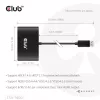 CLUB3D Quad DisplayPort™ Hub – 4 x 4K Rozdzielczość @ 30Hz, Obsługa MST