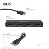 CLUB3D Quad DisplayPort™ Hub – 4 x 4K Rozdzielczość @ 30Hz, Obsługa MST