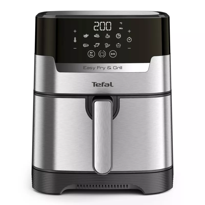 Tefal Easy Fry & Grill EY505D Pojedynczy 4.2 L Wolnostojący 1550 W Frytkownica beztłuszczowa Stal nierdzewna
