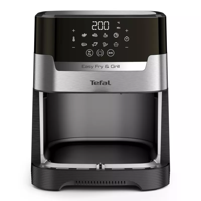 Tefal Easy Fry & Grill EY505D Pojedynczy 4.2 L Wolnostojący 1550 W Frytkownica beztłuszczowa Stal nierdzewna