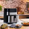 Tefal Easy Fry & Grill EY505D Pojedynczy 4.2 L Wolnostojący 1550 W Frytkownica beztłuszczowa Stal nierdzewna