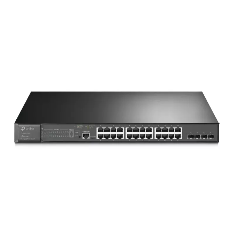 TP-Link Omada 28-portowy Gigabit L2+ zarządzalny przełącznik z 24 portami PoE+