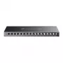 TP-Link Omada 16-portowy inteligentny przełącznik Gigabit z 8 portami PoE+, zarządzany, L2/L2+, Gigabit Ethernet (10/100/1000), Power over Ethernet (PoE), montaż w szafie