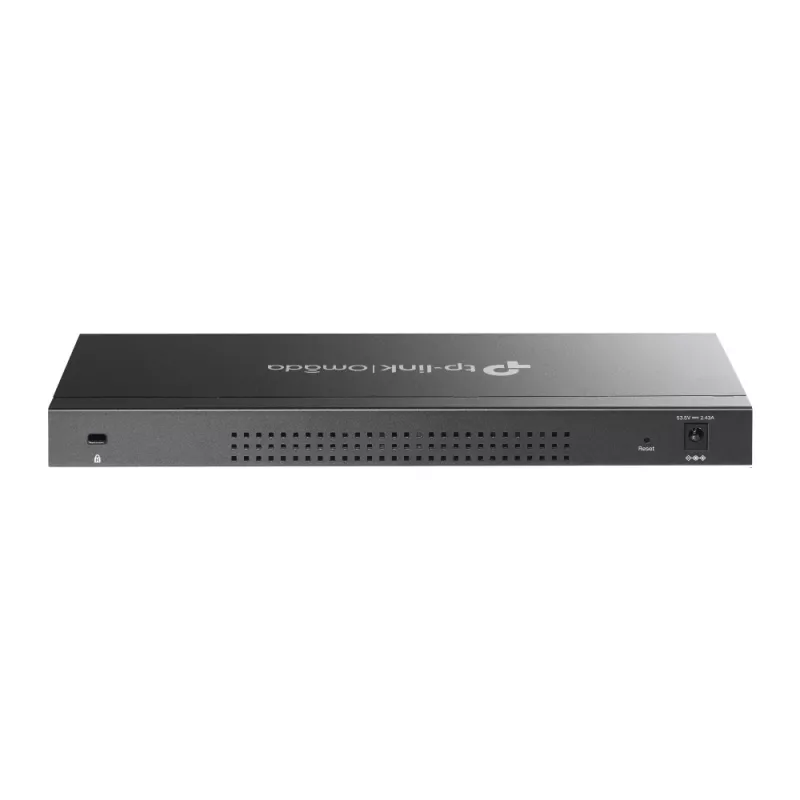 TP-Link Omada 16-portowy inteligentny przełącznik Gigabit z 8 portami PoE+, zarządzany, L2/L2+, Gigabit Ethernet (10/100/1000), Power over Ethernet (PoE), montaż w szafie