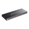 TP-Link Omada 16-portowy inteligentny przełącznik Gigabit z 8 portami PoE+, zarządzany, L2/L2+, Gigabit Ethernet (10/100/1000), Power over Ethernet (PoE), montaż w szafie