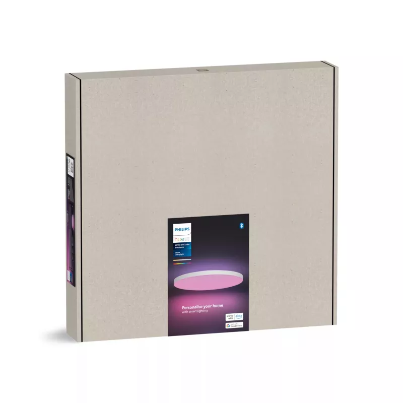 Philips Hue White and colour ambience Datura Duży Plafon, Inteligentny plafon, Bluetooth/Zigbee, Biały, LED, Plastik, Niezmienne źródło światła