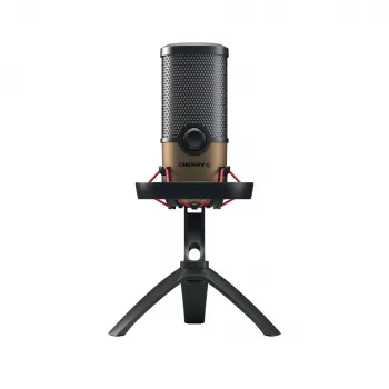 CHERRY UM 9.0 PRO RGB Czarny, miedź mikrofon stołowy