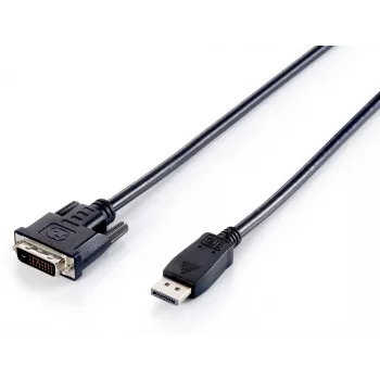 Kabel Equip DisplayPort na DVI-D Dual Link, 2m, 2 m, DisplayPort, DVI-D, Męski, Męski, 1920 x 1200 pikseli