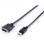 Kabel Equip DisplayPort na DVI-D Dual Link, 2m, 2 m, DisplayPort, DVI-D, Męski, Męski, 1920 x 1200 pikseli