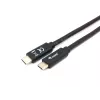 Equip USB 3.2 Gen 1x1 Typ-C na C, M/M, 2,0 m, 2 m, USB C, USB C, USB 3.2 Gen 1 (3.1 Gen 1), 5 Gbit/s, Czarny