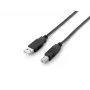 Kabel Equip USB 2.0 Typ A na Typ B, 2,0 m, czarny