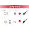 Kabel Equip USB 2.0 Typ A na Typ B, 2,0 m, czarny