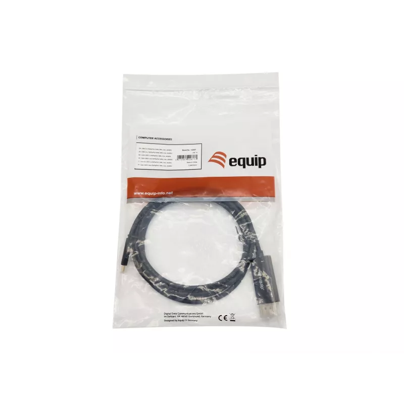 Przewód Equip USB-C na DisplayPort, M/M, 2,0 m, 4K/60 Hz