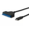 Equip USB Type C to SATA kabel, Czarny, 6 Gbit/s, 50 mm, 150 mm, 500 mm, 50 g