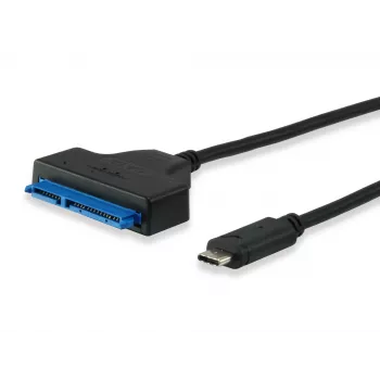 Equip USB Type C to SATA kabel, Czarny, 6 Gbit/s, 50 mm, 150 mm, 500 mm, 50 g