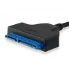 Equip USB Type C to SATA kabel, Czarny, 6 Gbit/s, 50 mm, 150 mm, 500 mm, 50 g