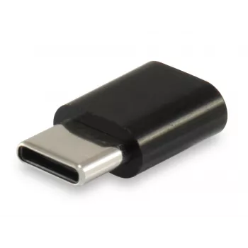 Equip USB Type C to Micro USB Adapter, USB C, Micro USB B, Czarny