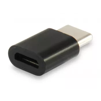 Equip USB Type C to Micro USB Adapter, USB C, Micro USB B, Czarny