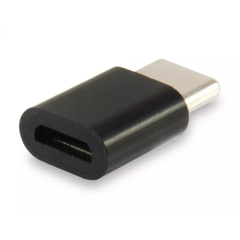 Equip USB Type C to Micro USB Adapter, USB C, Micro USB B, Czarny