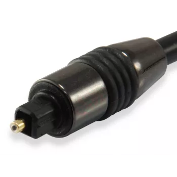 Kabel audio cyfrowy Equip TOSLINK Optical SPDIF, 1,8 m, TOSLINK, męski, TOSLINK, męski, 1,8 m, czarny