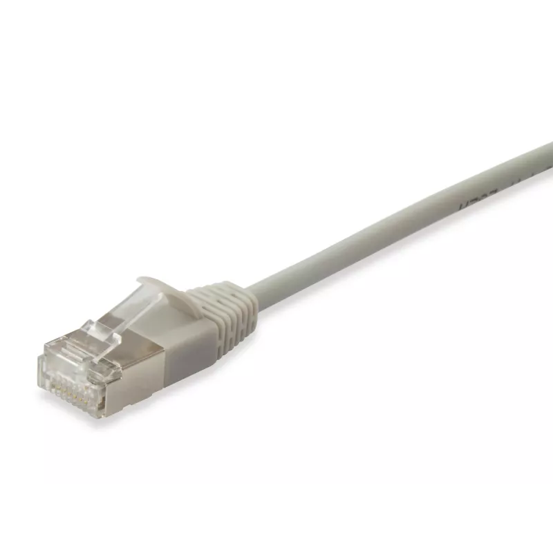 Kabel sieciowy Equip Cat.6A F/FTP Slim Patch RJ-45 2m Beżowy