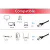 Kabel krosowy Equip Cat.6A S/FTP, czarny, 1,5 m, Cat6a, S/FTP (S-STP), RJ-45, RJ-45, czarny