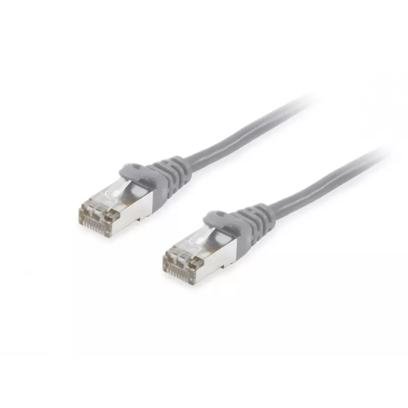 Kabel krosowy Equip Cat.6A RJ-45 S/FTP 0,25m Szary