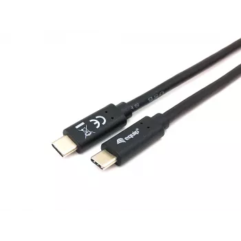 Equip USB 3.2 Gen 1x1 Type-C to C, M/M, 1.0 m, 1 m, USB C, USB C, USB 3.2 Gen 1 (3.1 Gen 1), 5 Gbit/s, Czarny