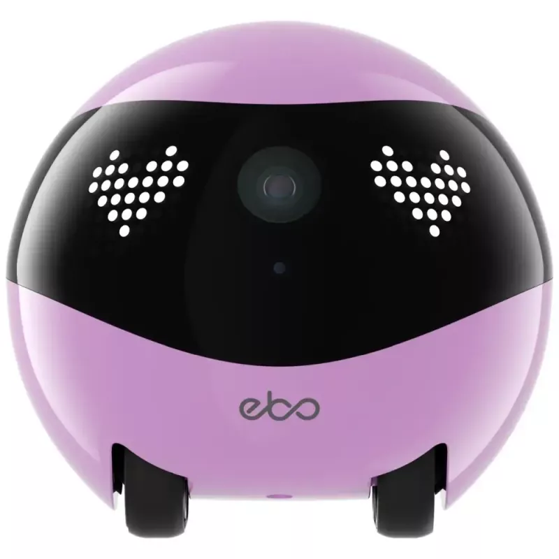 Robot monitorujący Enabot EBO AIR 2 — mobilna kamera domowa, różowa