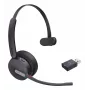 Yealink WH64 Hybrydowy Mono Zestaw Słuchawkowy Teams Bezprzewodowy Opaska Biuro/Call Center Micro-USB Czarny