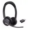 Yealink WH64 Hybrid Dual Teams Słuchawka Bezprzewodowa Nauszna Biuro/Call Center Micro-USB Bluetooth Czarny