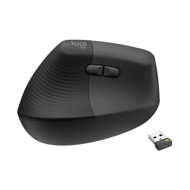 LOGITECH Bezprzewodowa Mysz Lift For Business Leworęczna Grafit/Czarny